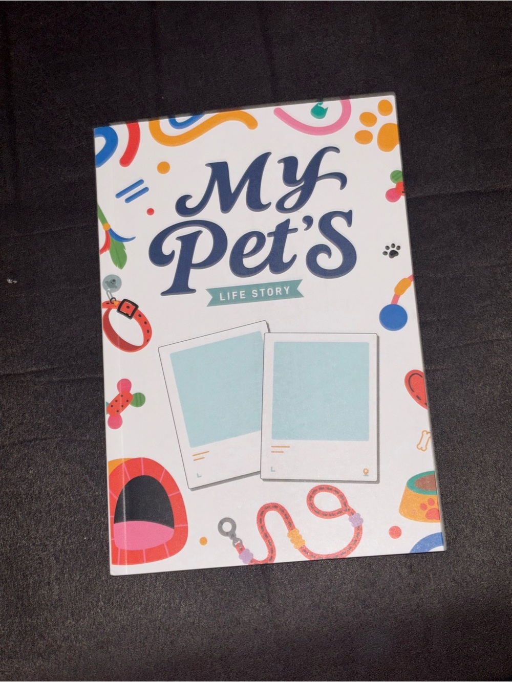 My Pet's Life Story Keepsake Notebook - White